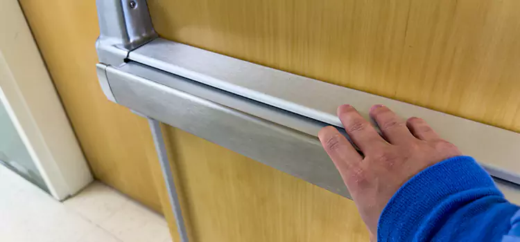 Installing a Push Bar on a Door Watsonville