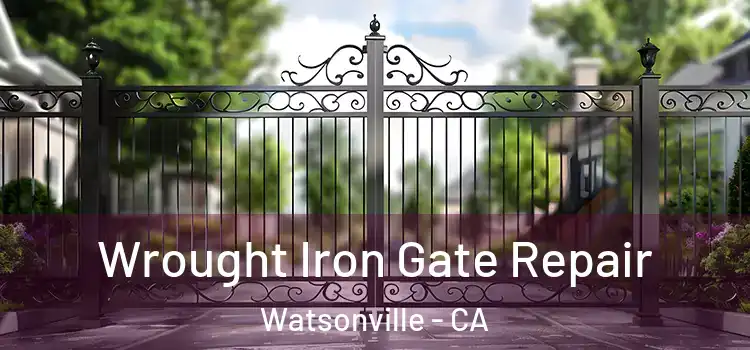 Wrought Iron Gate Repair Watsonville - CA
